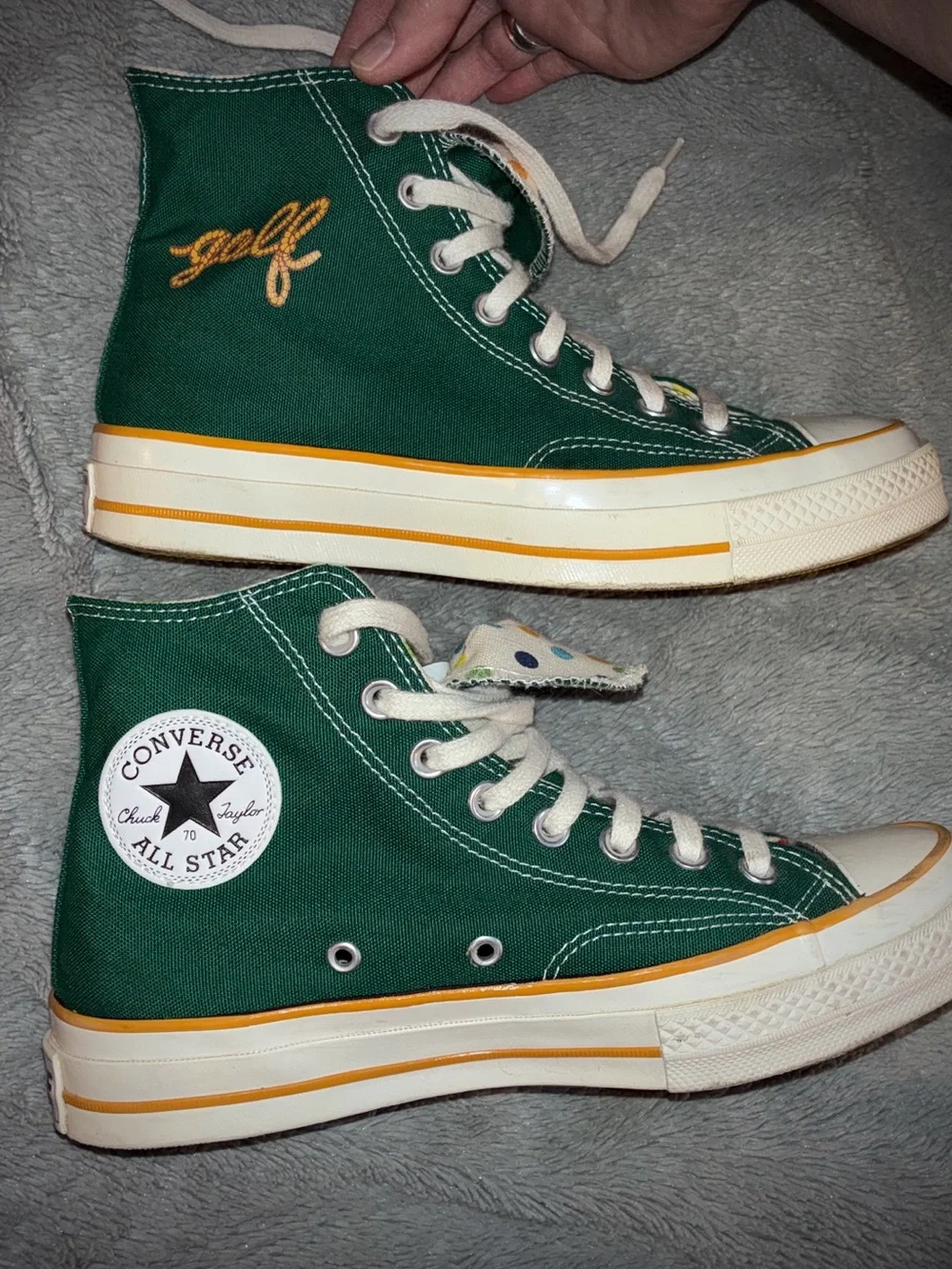 Converse High Top Sneakers - X Golf Wang Custom Chuck 70 High - Picture 4 of 8